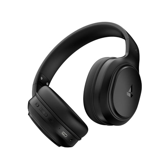 LX INDIA Headphone Black Sabre boAt Rockerz 430 w/ 40mm Drivers, Beast Mode w/ 40ms, 40hrs Playback, ENx Tech, Voice Assistant