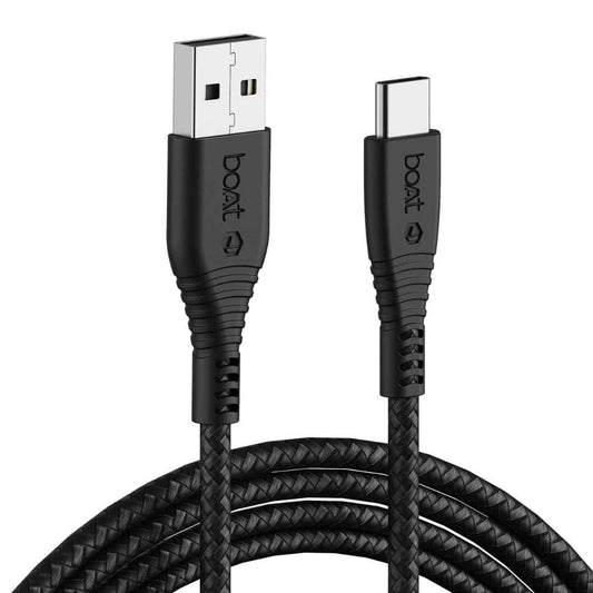 LXINDIA Mobile Charger boAt Type C A325 or A320 Tangle-free  with 3A Rapid Charging