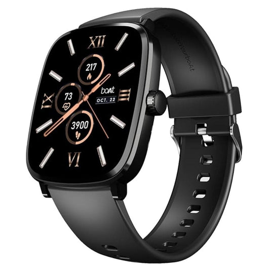 LX INDIA Smart Watch boAt Ultima Regal 2.01AMOLED Display Smart Watch (Active Black)