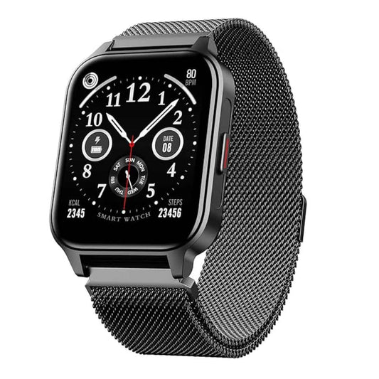LX INDIA Smart Watch boAt Wave Call 2 Plus Smart Watch 1.96  HD Display (Metal Black)
