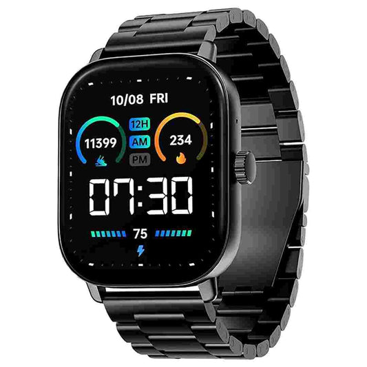 LX INDIA Smart Watch boAt Wave Spectra 2.04 Smart Watch (Steel Black)