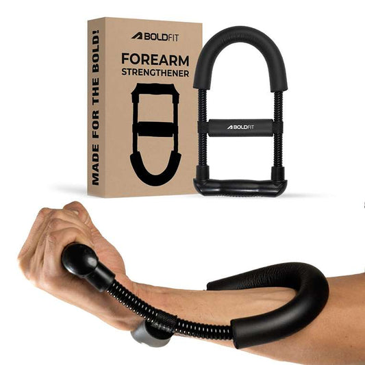 LX INDIA Health & Fitness Boldfit Forearm Strengthener Wrist Exercise Equipment Arm Strengthener Grip Strengthener Black