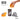 LX INDIA Shakers Boldfit Plastic Gym Shaker For Protein Shake Leakproof Shaker Bottles For Supplements With Extra Compartment Gym Bottle For Unisex Orange - 500 Ml