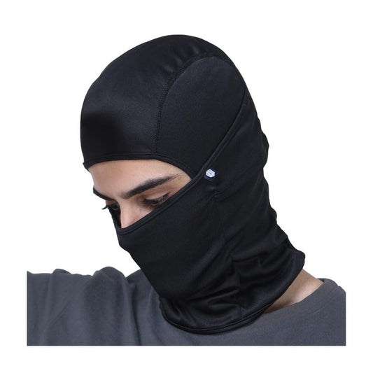 LX INDIA Face Mask Boldfit Polyester Full Face Helmet Balaclava (Black, Free Size, Pack of 2)