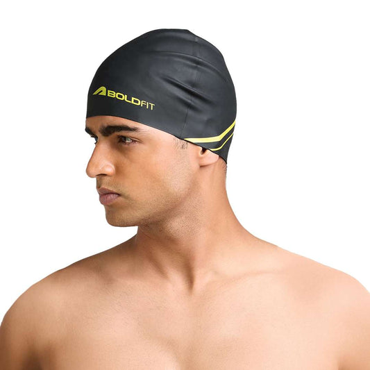 LX INDIA HEAD CAPS Boldfit Swimming Cap for Men Silicone Swimming Caps