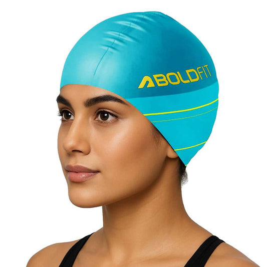LX INDIA HEAD CAPS Boldfit Swimming Cap for Men Silicone Swimming Caps