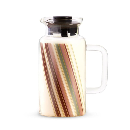 LX INDIA Glass jug Borosil Prism 1000 ml Borosilicate Multipurpose Jug with Lid