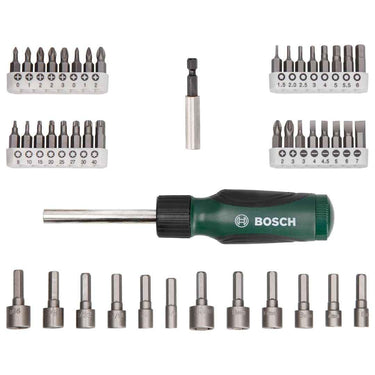 LXINDIA spares BOSCH 46 Piece Screwdriver Bit Set and 12 Nutsetters