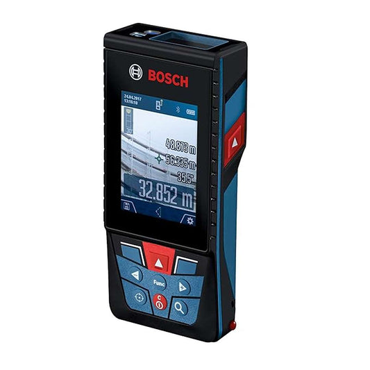 LX INDIA Measuring tools Bosch GLM 150 C Professional Laser Measure 150m, Bluetooth, IP54 Measuring Tool (Blue)