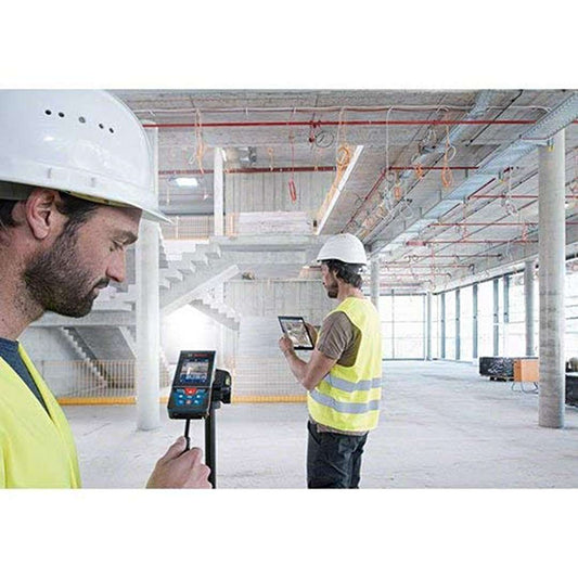 LX INDIA Measuring tools Bosch GLM 150 C Professional Laser Measure 150m, Bluetooth, IP54 Measuring Tool (Blue)