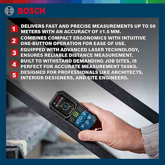 LX INDIA Measuring tools BOSCH GLM 50-27 CG Professional Laser Measure with Green Laser, 50m Range