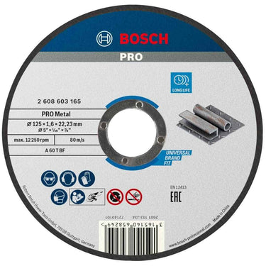 LXINDIA spares Bosch Professional Cutting Disc (125mm Pack of 25)