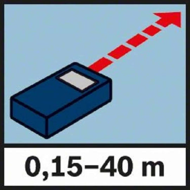 LXINDIA Measuring tools Bosch Professional GLM40 Laser Rangefinder Measuring Tool