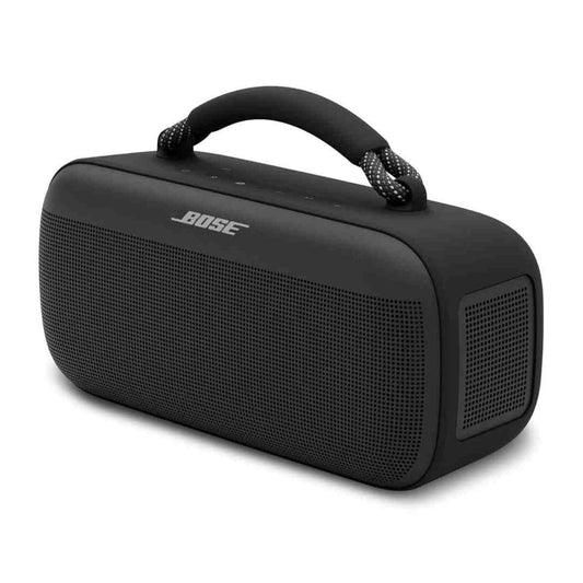 LX INDIA SPEAKER black Bose New SoundLink Max Portable Speaker, Large Waterproof Bluetooth Speaker, Up to 20 Hours of Battery Life, USB-C, Built-in 3.5mm AUX Input