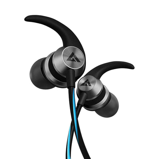 LX INDIA Headphones and Headsets Boult Audio BassBuds X1 in-Ear Wired Earphones with 10mm Extra Bass Driver and HD Sound with mic(Blue)