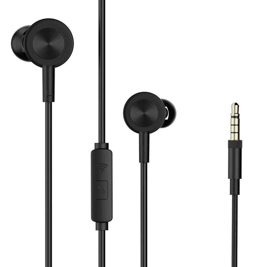 LX INDIA Headphones and Headsets Boult Audio Newly Launched XO Black Wired Earphones with HD Mic, 3.5mm Jack, Extra Bass