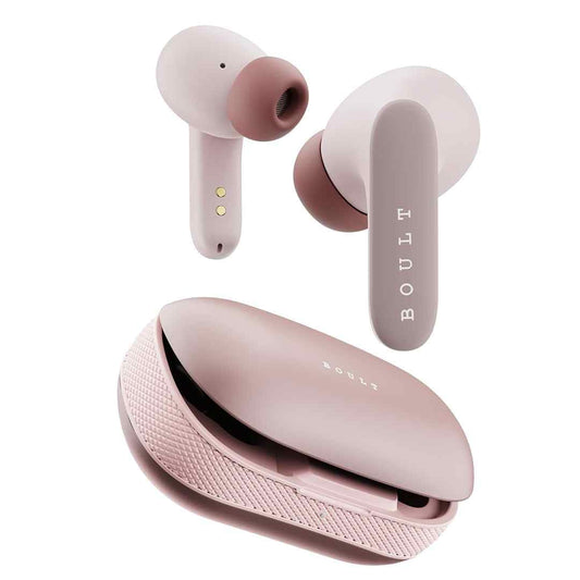 LXINDIA Earbuds Boult Audio Z20 Pro Truly Wireless Bluetooth Ear buds with 60 Hours Playtime, 4 Mics, TWS earbuds bluetooth wireless (Candy Cane)