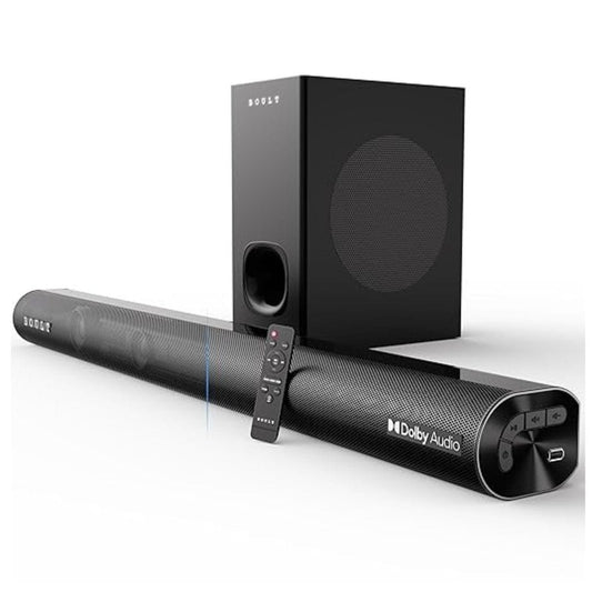 LX INDIA speaker Boult Bassbox X250 2.1 Channel Sound bar with 250W Output (Black)