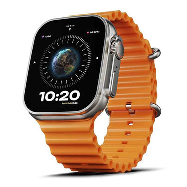 LXINDIA Smart Watch Boult Crown 1.95'' Display, Bluetooth Calling Smart Watch With AI Voice Assistant (Orange)