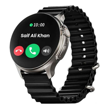 LXINDIA Smart Watch Boult Crown R Pro Smart Watch 1.43''HD AMOLED, Bluetooth Calling and AI Voice Assistant (Pro Black)