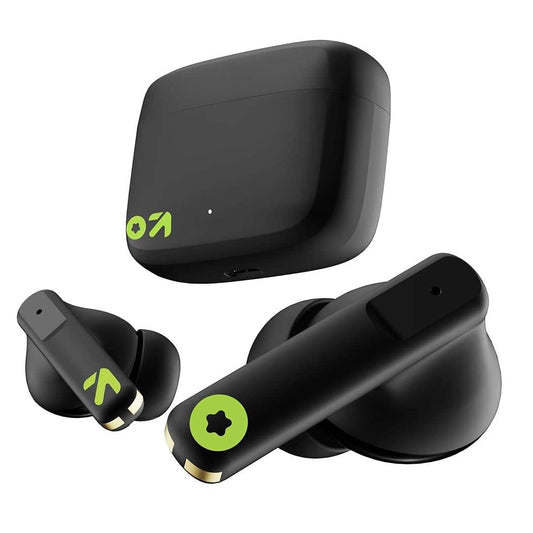 LXINDIA Earbuds Boult Z60 Truly Wireless in Ear Earbuds with 60H Playtime, Zen™ ENC Mic, 13mm Bass Drivers, (Raven Black)