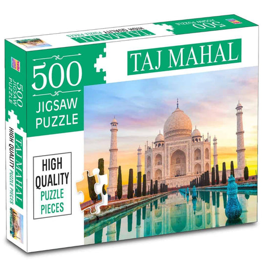 LX INDIA puzzle BRIJBASI Taj Mahal 500-Piece Jigsaw Puzzles For Kids And Childrens Ages 9+