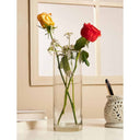 LXINDIA vases BS AMOR Set of 1 Glass Cylinder Vases 8.5 Inch Tall