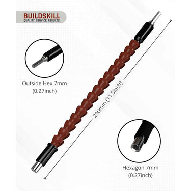 LXINDIA spares Buildskill 30CM Flexible Shaft for Drill Machine