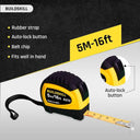 LXINDIA Measuring tools Buildskill 5M Measuring Tape