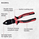 LXINDIA pliers Buildskill 6inch Combination Plier