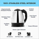 LXINDIA Kettle Butterfly EKN 1.5 Litre Stainless Steel Electric Kettle 1500 W