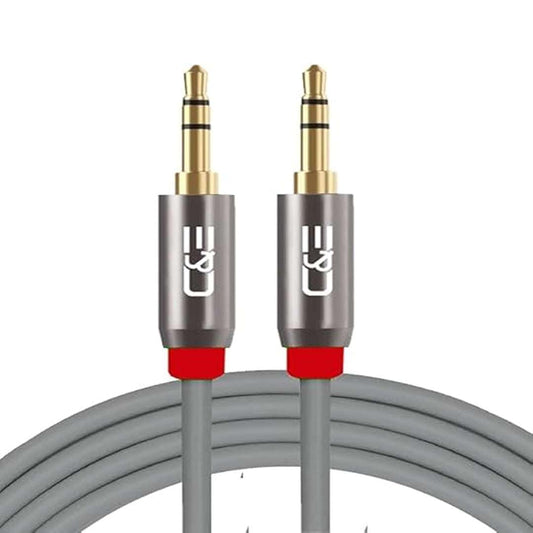 LX INDIA AUX Cables C & E (Cables & Etc® Pure Copper 3.5mm Male to Male Stereo Aux Audio Cable [ 1.5Feet, [ 0.5 Meters]