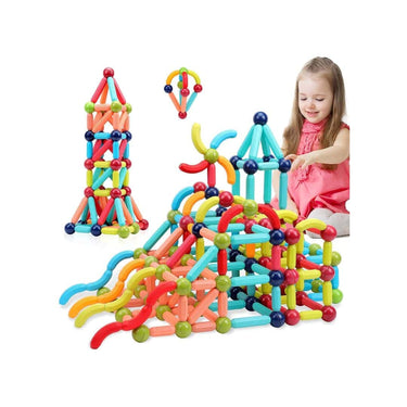 LXINDIA Toys Cable World Magnetic Building Sticks Blocks Kids Toys