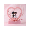 LX INDIA Gift Items Cachet India Chocozone Musical Couple Showpiece with Lights Valentine Gift