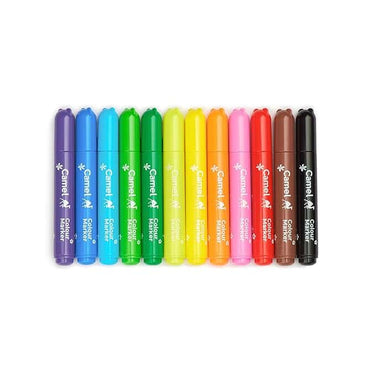 LXINDIA marker Camel Washable Colour Markers 12 Shades