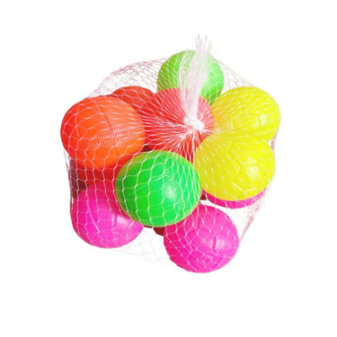 LXINDIA Toys CanBee Kids Plastic Balls Pack of 12 Multicolor