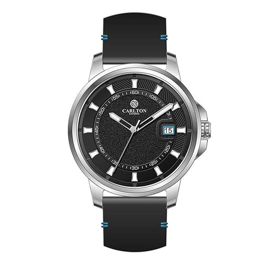 LX INDIA Analog Watch Carlton London Duke Men Leather Analog Dated Watch(Black )