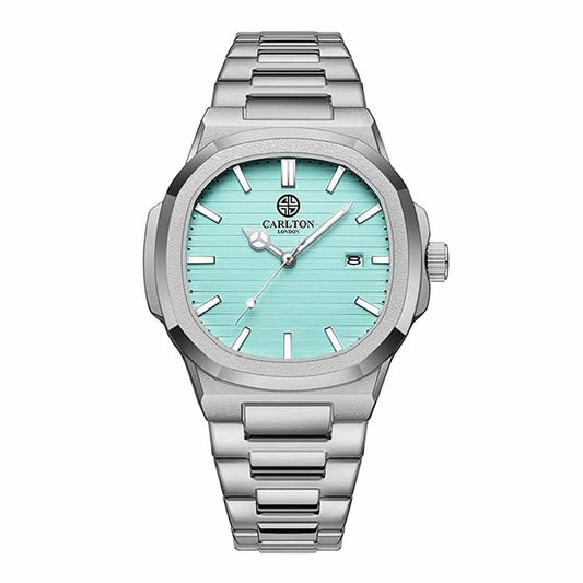 LX INDIA Analog Watch Carlton London Men Stainless Steel Analog Watch(Silver)