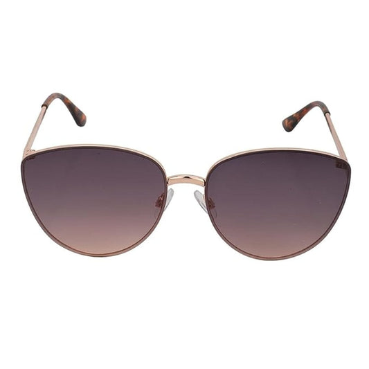 LX INDIA Sunglass Carlton London Rose Gold & Brown Toned UV Protected Cateye Sunglasses For Women