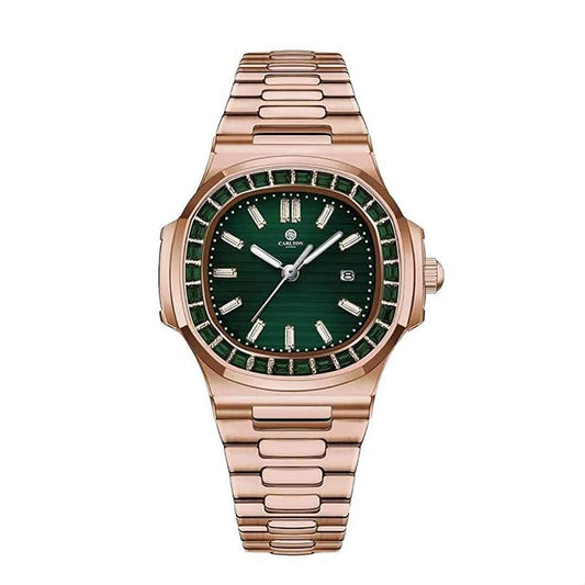 LX INDIA Analog Watch Carlton London Women Grace Analog Rose Gold Quartz Watch