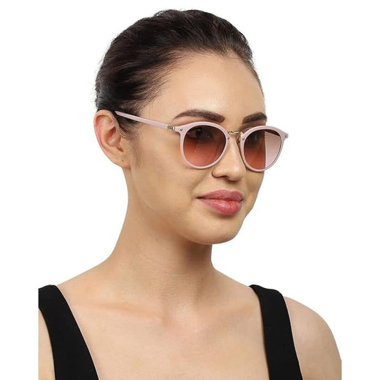 LX INDIA Sunglass Carlton London Women Uv Protected Lens Oval Sunglass A30152-A89, Pink