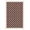 LXINDIA Table Cloth CASA NEST PVC Table Cover (Beige and Brown) Squares