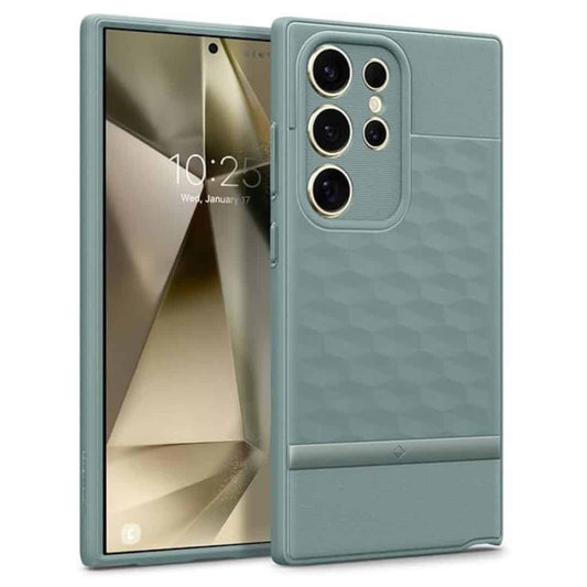 LXINDIA Protection Covers CASEOLOGY Back Cover Case  Samsung Galaxy S24 Ultra (Sage Green)