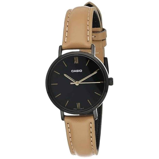 LX INDIA Analog Watch Casio Enticer Ladies Analog Black Dial Women LTP-VT02BL-1AUDF