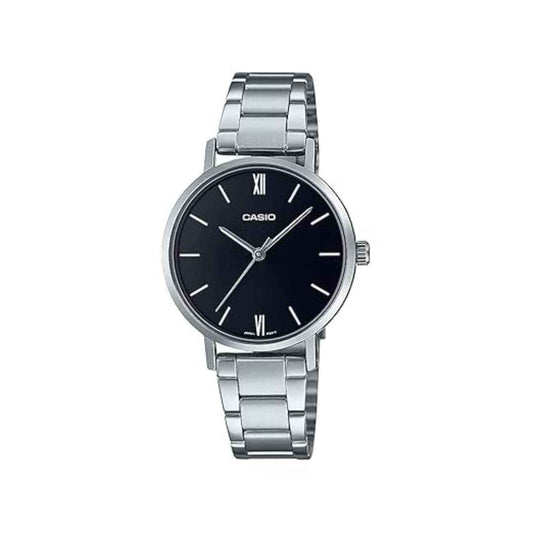 LX INDIA Analog Watch Casio Enticer Ladies Analog Black Dial Women LTP-VT02D-1AUDF