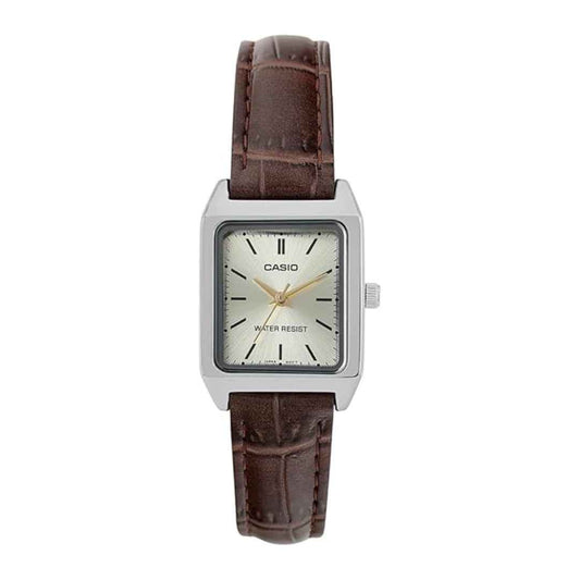 LX INDIA Analog Watch Casio Enticer Ladies Analog Gold Dial Women LTP-V007L-9EUDF