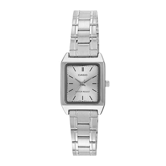 LX INDIA Analog Watch Casio Enticer Ladies Analog Silver Dial Women