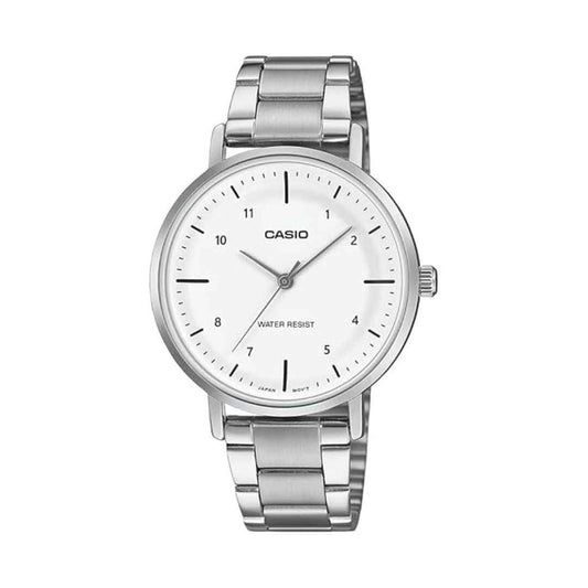 LX INDIA Analog Watch Casio Enticer Ladies LTP-VT03D-7BDF Analog White Dial Women