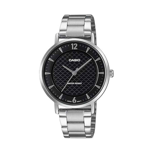 LX INDIA Analog Watch Casio Enticer Ladies LTP-VT04D-1ADF Analog Black Dial Women