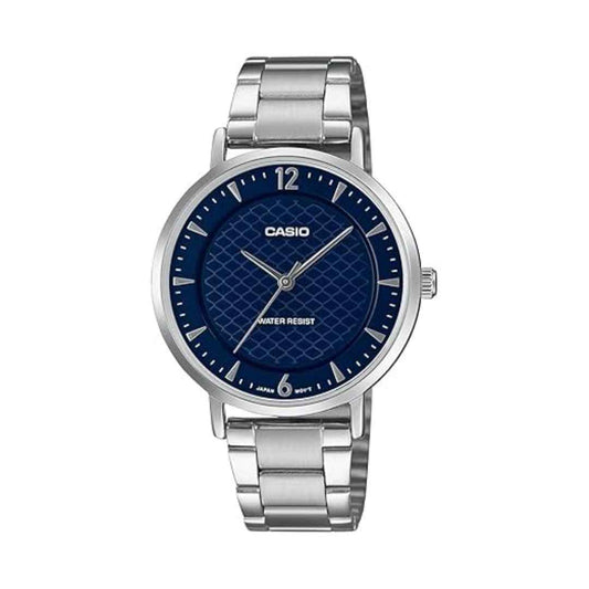 LX INDIA Analog Watch Casio Enticer Ladies LTP-VT04D-2ADF Analog Blue Dial Women
